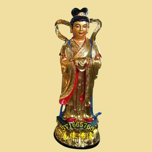 工艺品,礼品 祭祀宗教用品 宗教法器,法物 2米善财龙女神像 树脂佛像