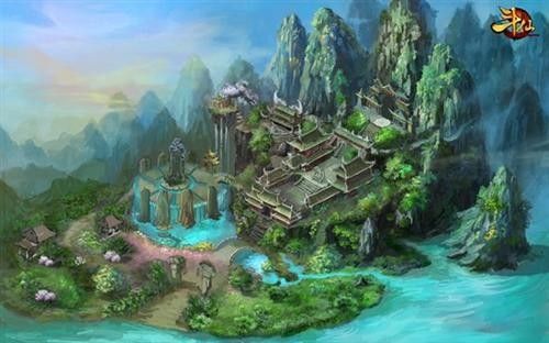 首曝揭秘仙侠类斗仙场景设计概念手稿