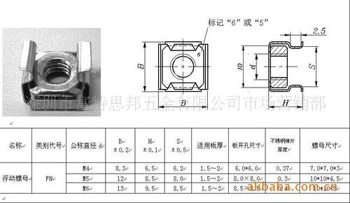 不锈钢卡式螺母|卡式螺母厂家|卡式螺母m5 m6