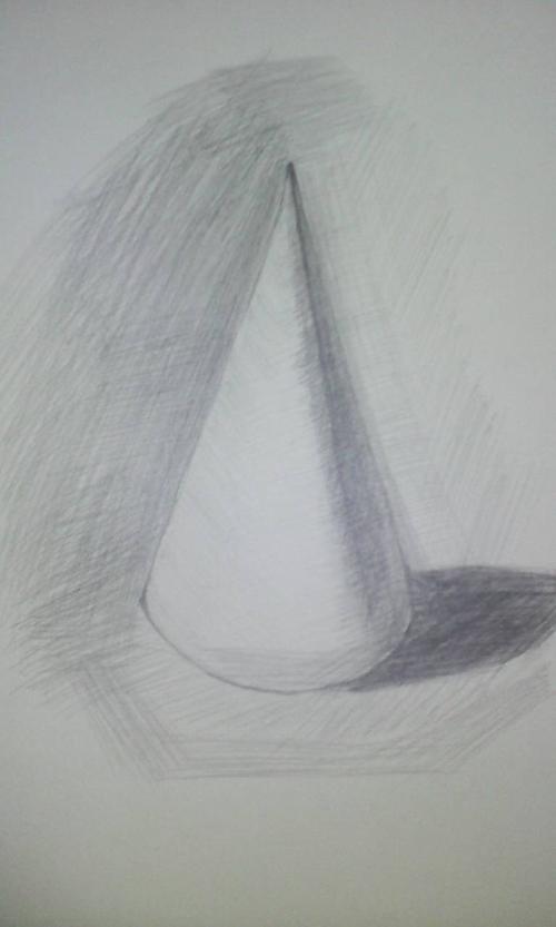 这副基础素描画的正确不?