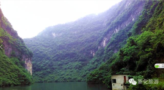 新化土坪村天门乡高山上的明珠油溪河峡谷散记