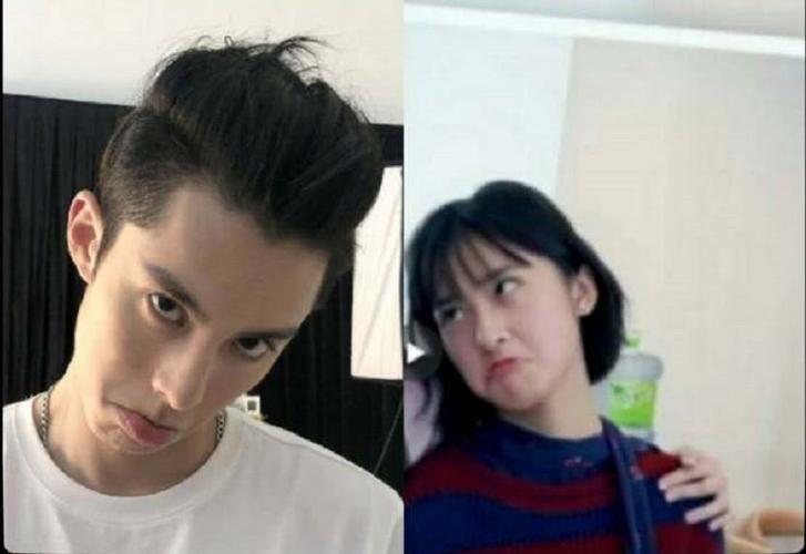 王鹤棣沈月有多默契,穿同款衣服就算了,连自拍表情都一模一样