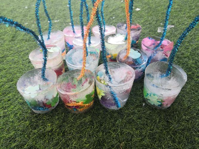 科学活动:冻冰花