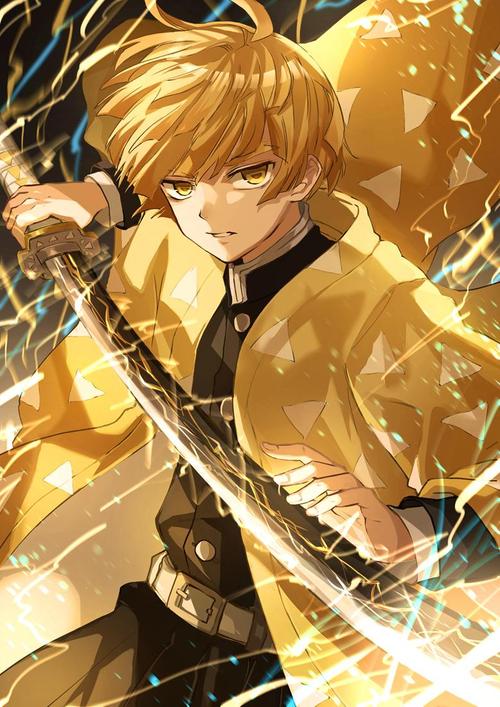 雷柱我妻善逸超帅插画集锦