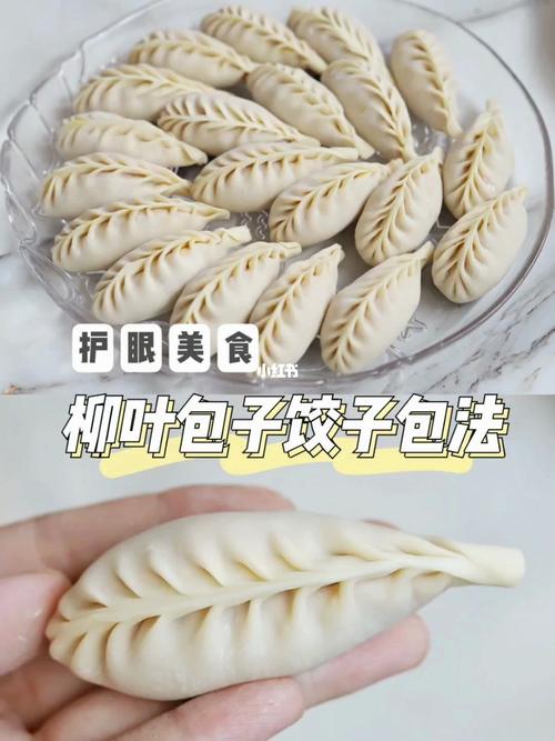 柳叶饺子包法,胡萝卜猪肉饺子馅,护眼早餐_护眼_胡萝卜_饺子包_饺子馅