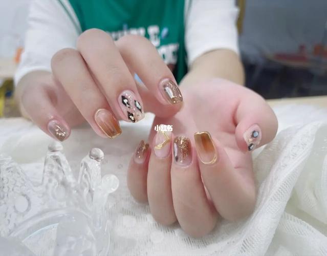 2021初秋日式晕染美甲_晕染美甲_美甲_初秋_instagram