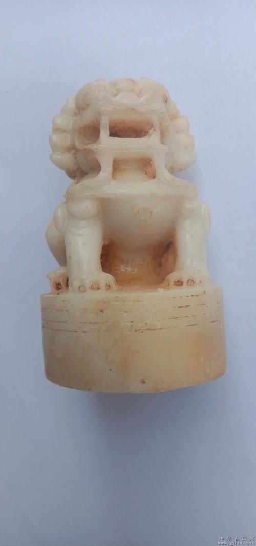 "乾隆年制"款玉狮子印章