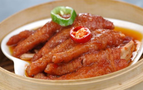 汤婆婆港式蒸凤爪690g广式早茶豉汁蒸凤爪半成品茶楼茶点港式点心