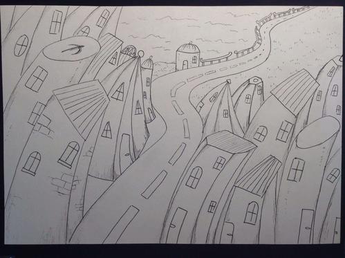 "黑白画创作——几何形体的联想绘画创意课"(一)作业指导