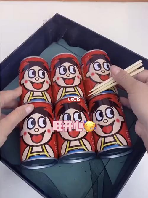 手工花束 #旺仔牛奶花束_花束_手工制作_牛奶_兴趣爱好_手工