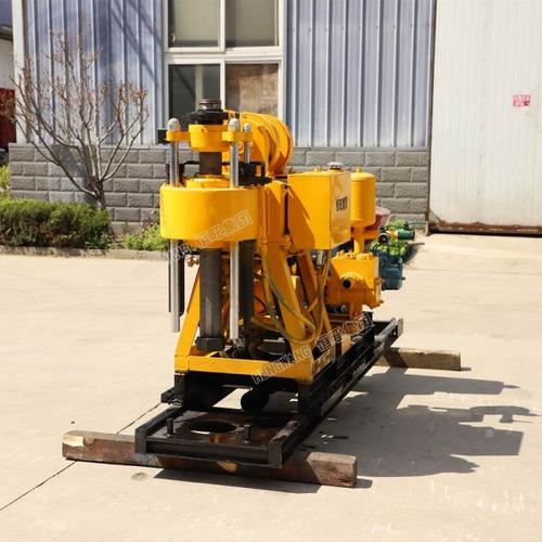小型打井机柴油钻井机钻井设备200米水井钻机家用液压打井机