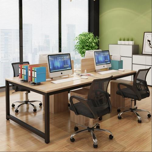 京好职员办公桌简约现代员工电脑桌公司办公桌246人位工作家具工作位b