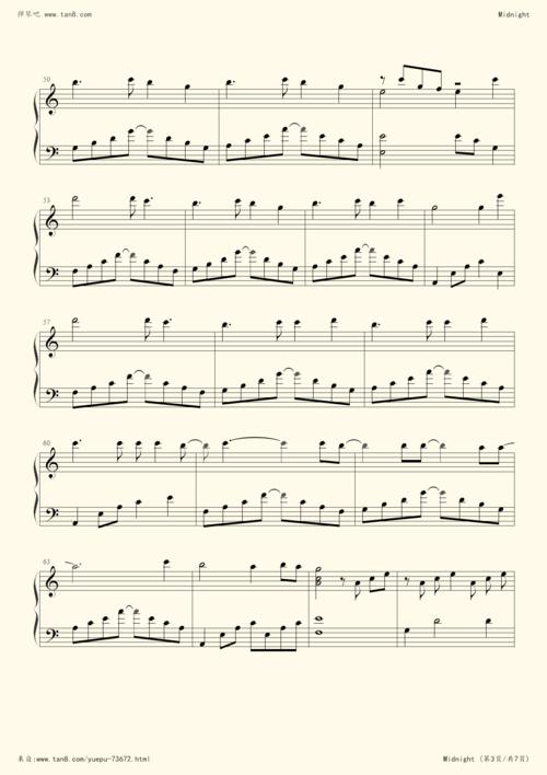 midnight 独奏-凯瑟喵小提琴谱