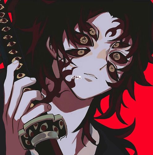 鬼灭之刃十二鬼月上弦黑死牟壁纸