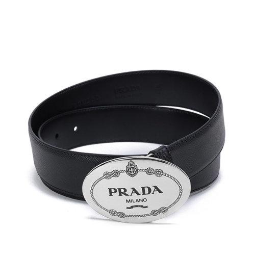 prada/普拉达 2021款 男士皮革板扣式皮带腰带 2cm232 053