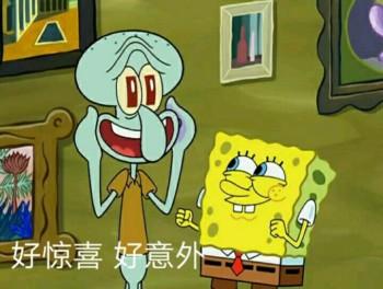 海绵宝宝表情包-好惊喜 好意外
