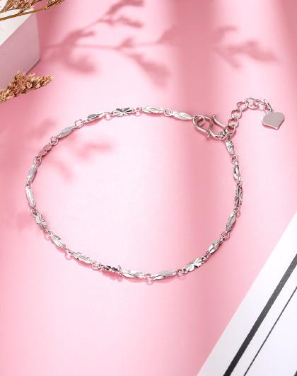 pt950铂金手链女士网红白金手链