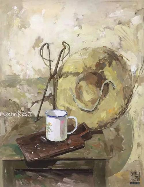 【评分】 色彩静物得分要点,主要是色彩关系与色调占的比重最大