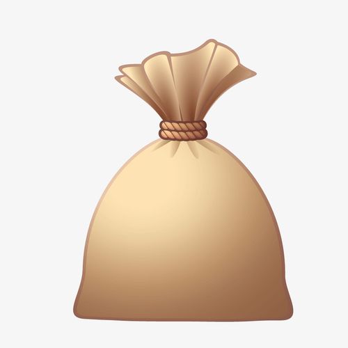 棕色卡通袋子礼物