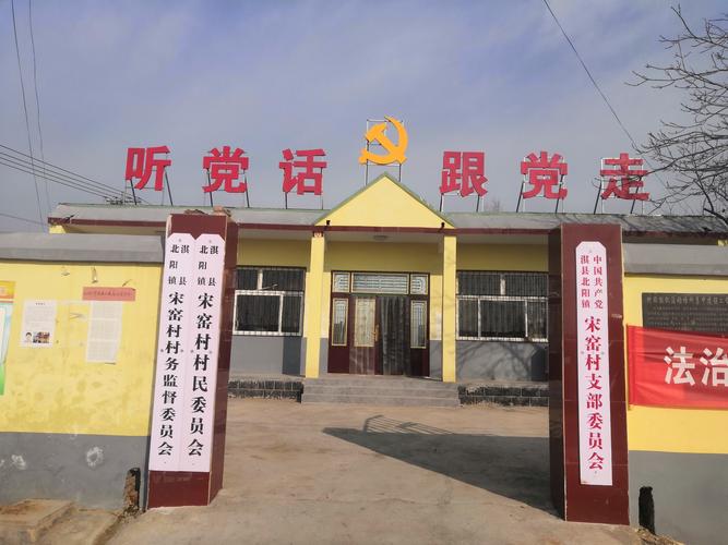 新整修的村支部委员会,村委会,监督委员会牌匾正式挂牌