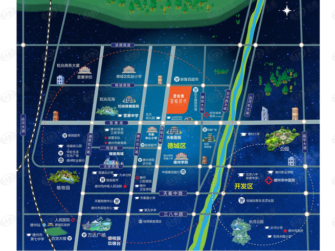 碧桂园星悦时代区位图