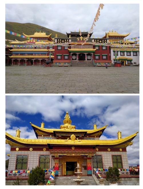 是甘孜州著名的萨迦派(花教)寺庙.