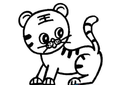 老虎的简笔画要怎么画