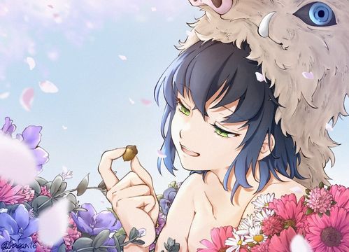 伊之助生日时画的画