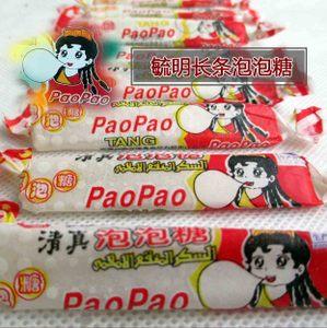 经典怀旧零食70后80后长条泡泡糖泡泡糖送长辈同学聚会100条罐装