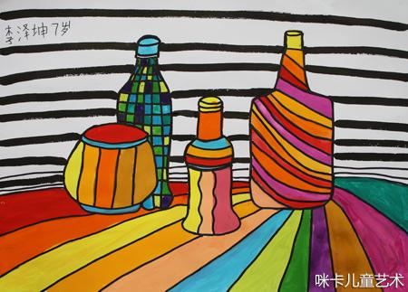 [转载]瓶瓶罐罐写生—装饰画