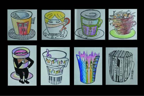 创意杯子儿童画