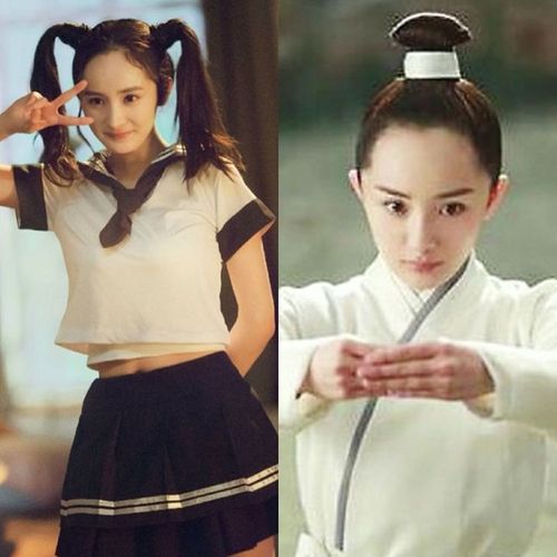 撩妹黑洞掀刘海,杨幂发际线再度后移成"阿哥"? - 知乎