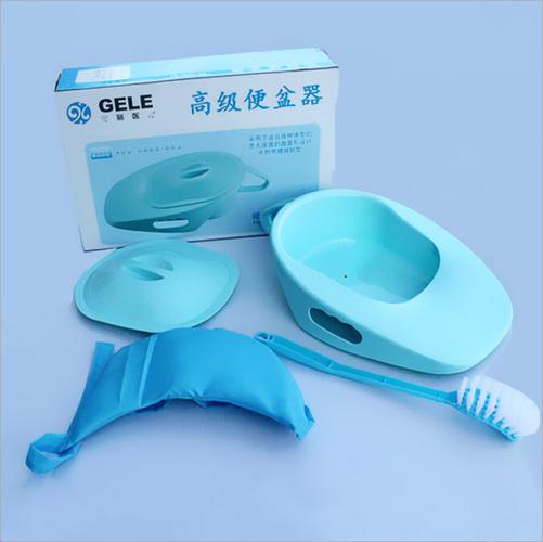 老人高级大便盆带盖卧床瘫痪病人接便器男用女用床上大便加深加厚