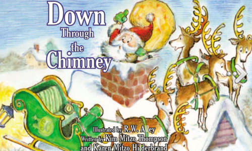 down through the chimney