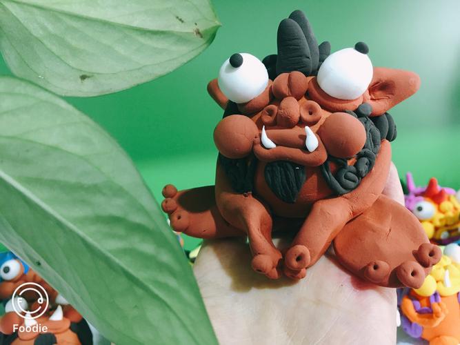 超轻粘土手工貔貅及课程延伸貔貅设计三视图