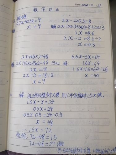 这是我们班学霸的作业,大家可以看一看,学习学习.