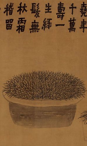 中贸圣佳2019秋拍莫讶菖蒲花罕见不逢知己不开花金农菖蒲图赏析