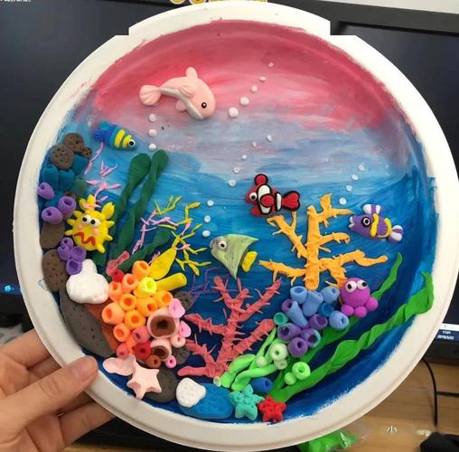 超轻粘土的创意打开方式,diy出孩子最童真的梦想