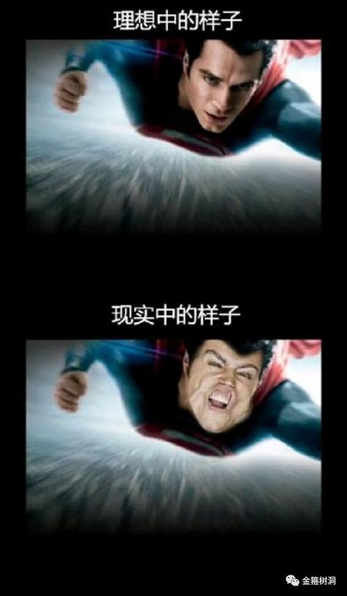 想象中的自己和现实中的自己对比