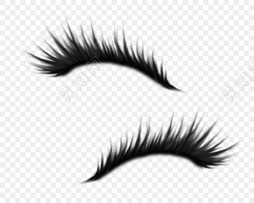 眼睫毛海报矢量素材