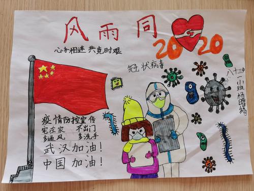 其它 "心手相连 共克时艰"—乌市第83中学学生在行动 写美篇 画手抄报