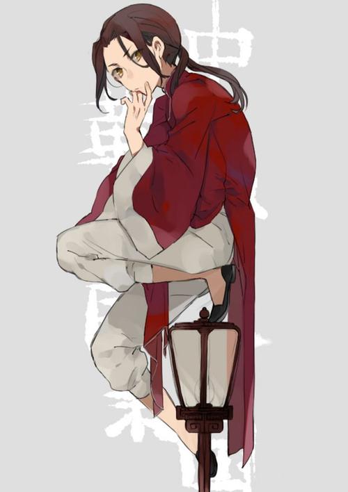 插画 二次元 动漫 美少年 aph 黑塔利亚 王耀 pixiv