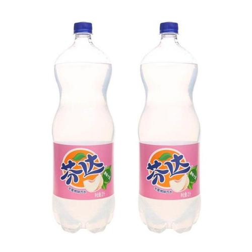 芬达 水蜜桃味汽水 2l*6瓶/箱