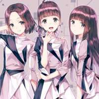 闺蜜图片三个人动漫头像