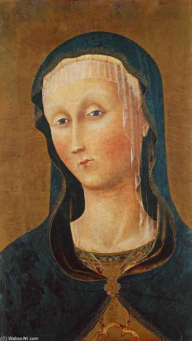 圣母玛利亚(2), 蛋彩画 通过 pietro di giovanni d"ambrogio (1410