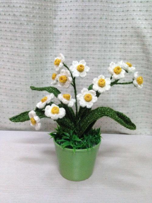 我钩的水仙花