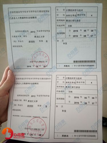 黑龙江大学伊春分校补办报到证