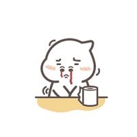 捂着鼻子流鼻血表情包_微信头像图片大全
