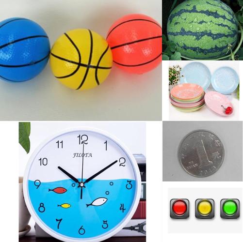 我们生活中常见的圆形物品除了这些还有什么呢?