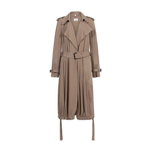 burberry风衣系列区别,burberry风衣系列 burberry/博柏利 女士风衣 女款粘胶纤维平织围裹式大衣 8017242